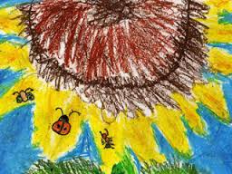 Sunflower and Ladybugs (5th Grade)
