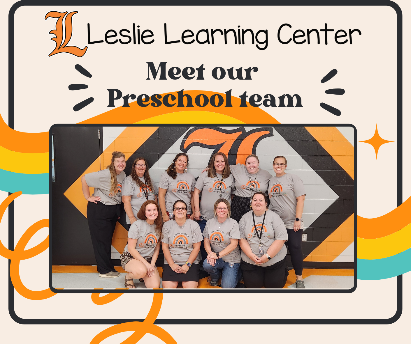 Preschool team photo