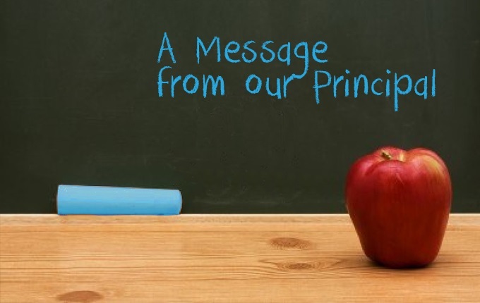 A message from our principal
